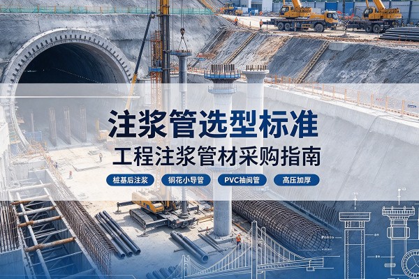 祁门注浆管选型标准