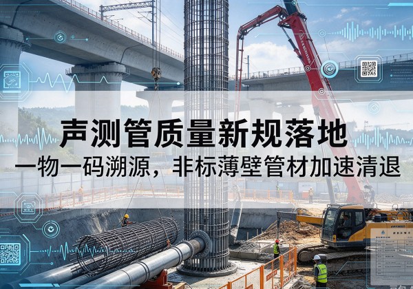 祁门声测管质量新规落地，一物一码溯源，非标薄壁管材加速清退