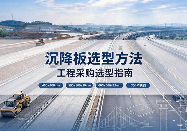 祁门沉降板选择方法